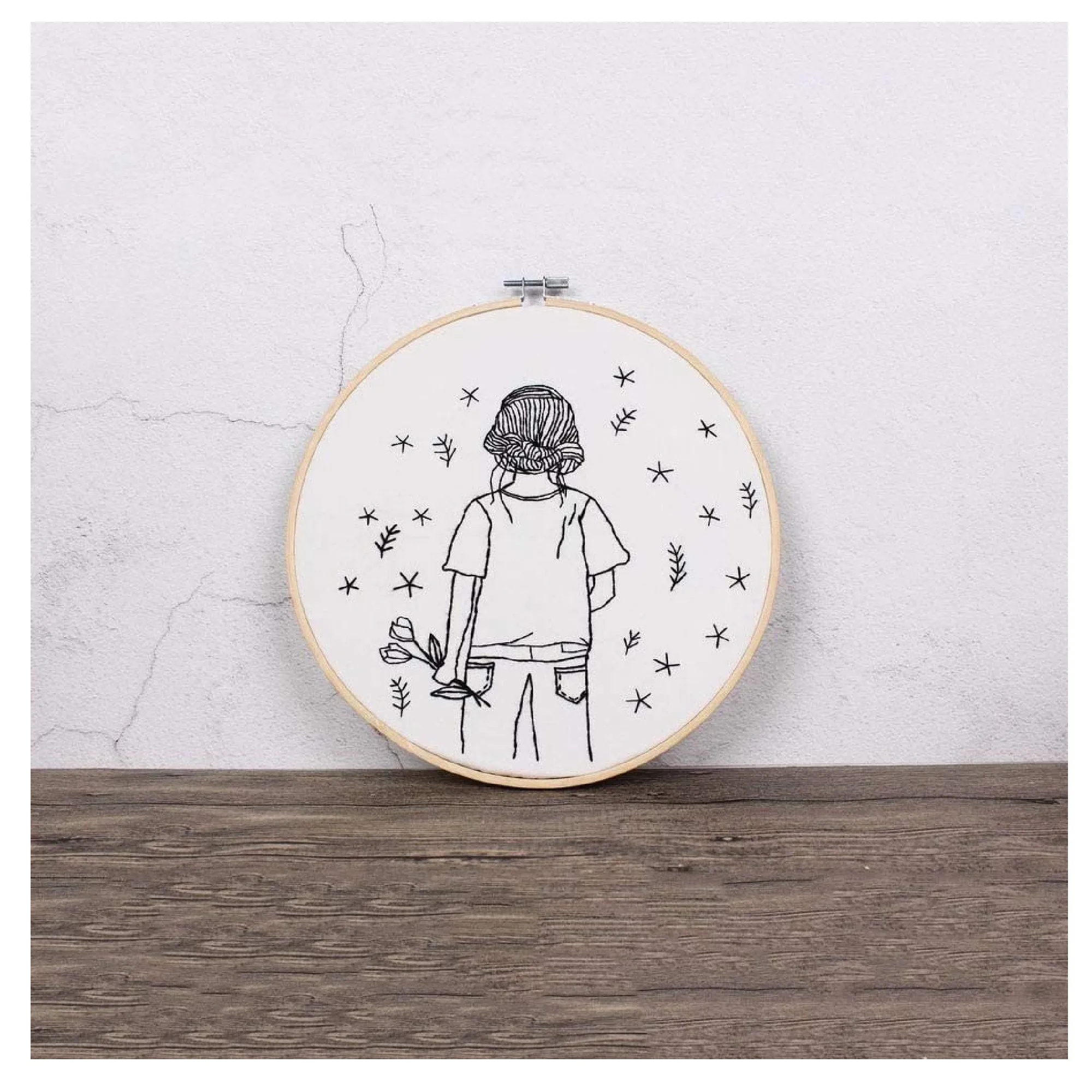 Julian | Set of 3 Embroidery Games For Beginners | Girl Figure | DIY Game For Beginners