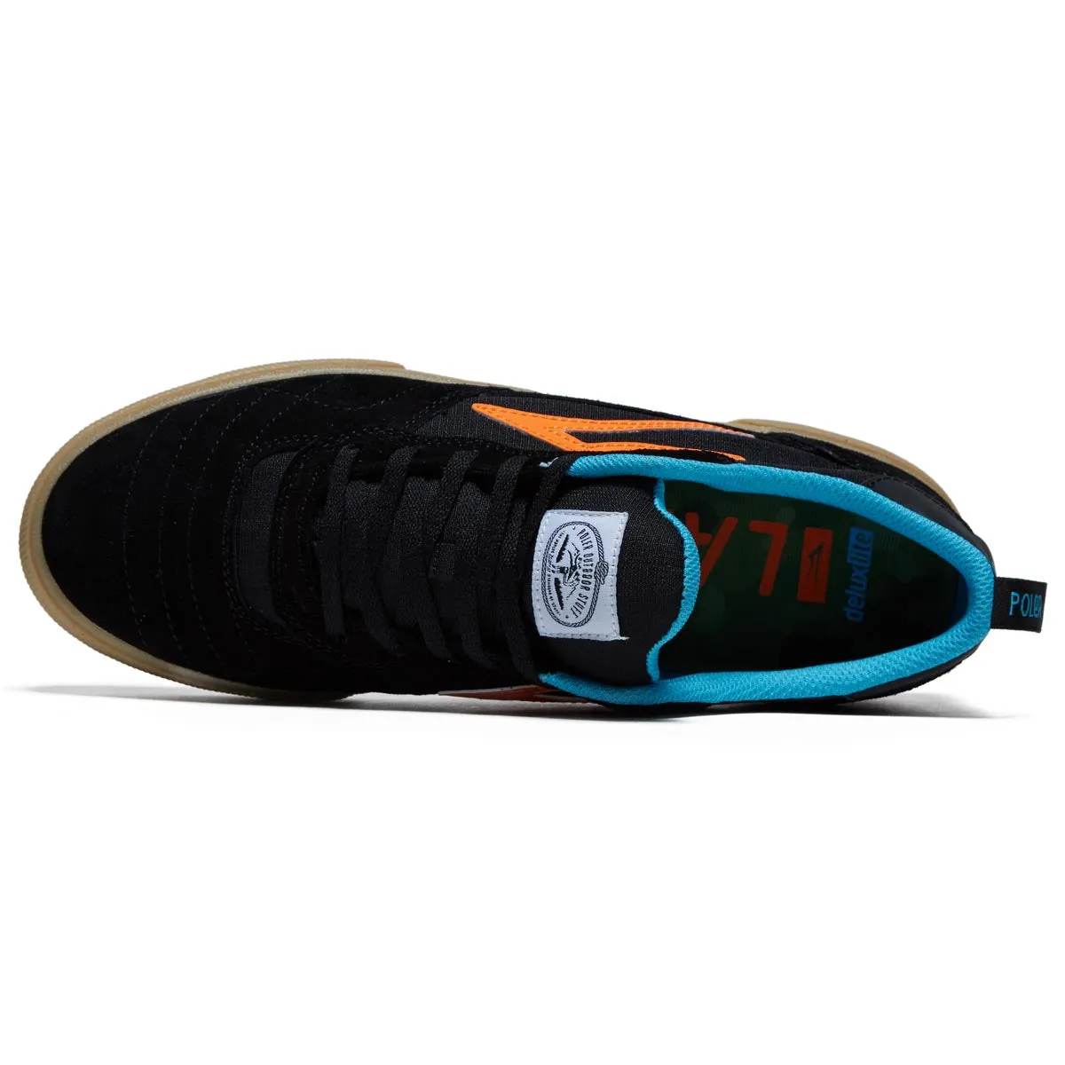 Lakai Cambridge Shoes - Black/Multi Suede