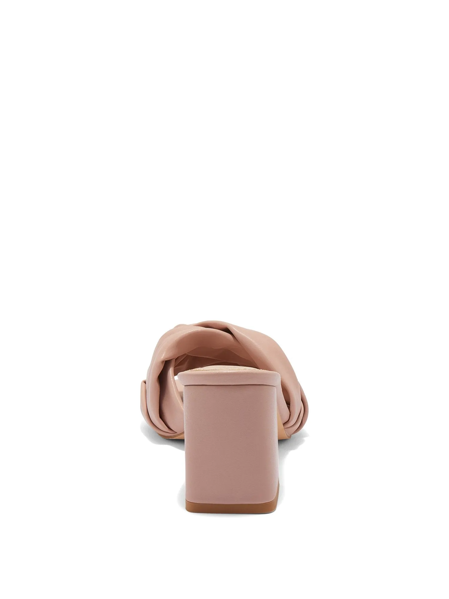 Malayah Puffy Block-Heel Mule