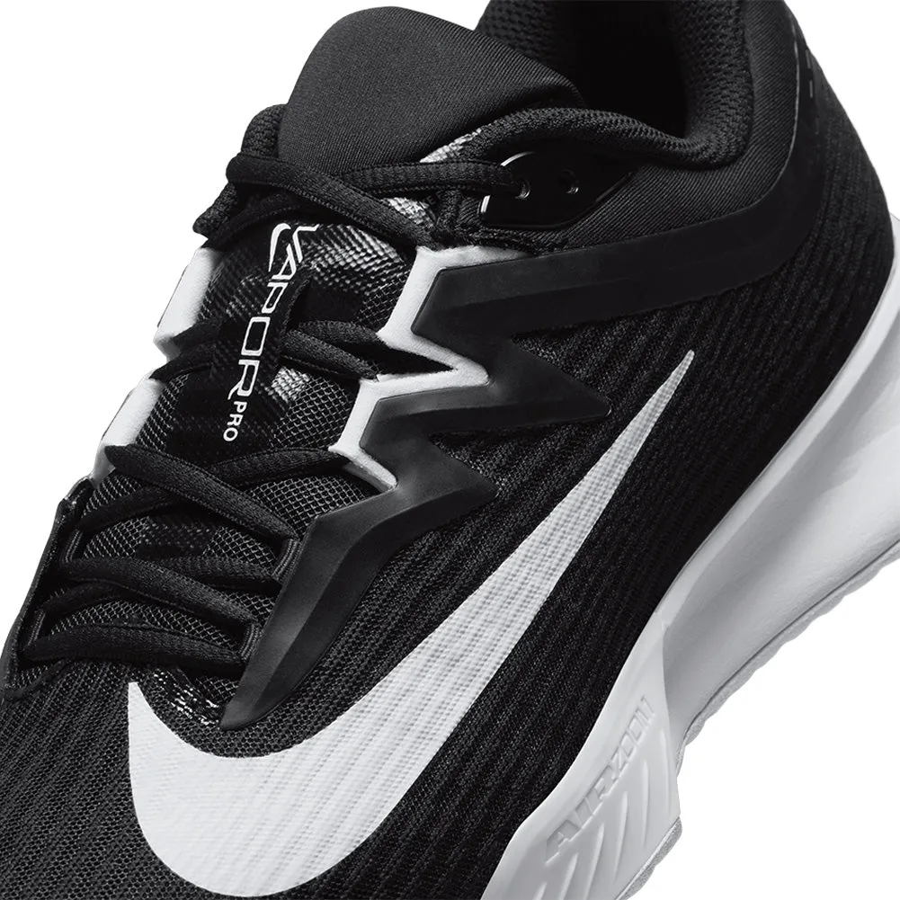Mens Zoom Vapor Pro 3 Tennis Shoes Black and White