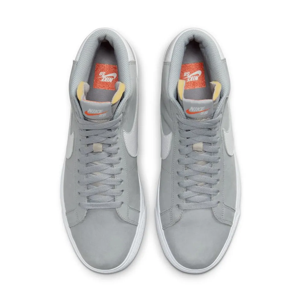 Nike SB - Blazer Mid ISO Shoes Wolf Grey/White-Wolf Grey