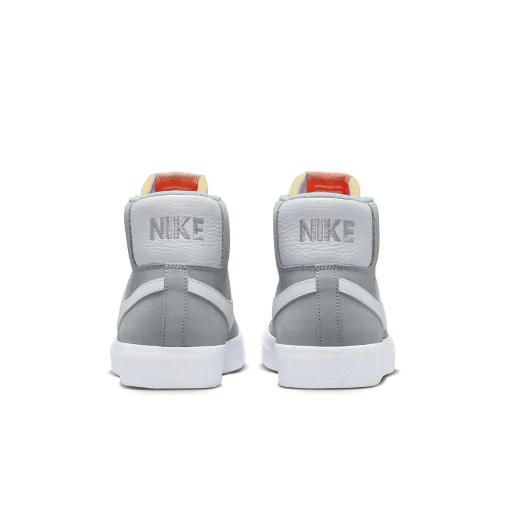 Nike SB - Blazer Mid ISO Shoes Wolf Grey/White-Wolf Grey