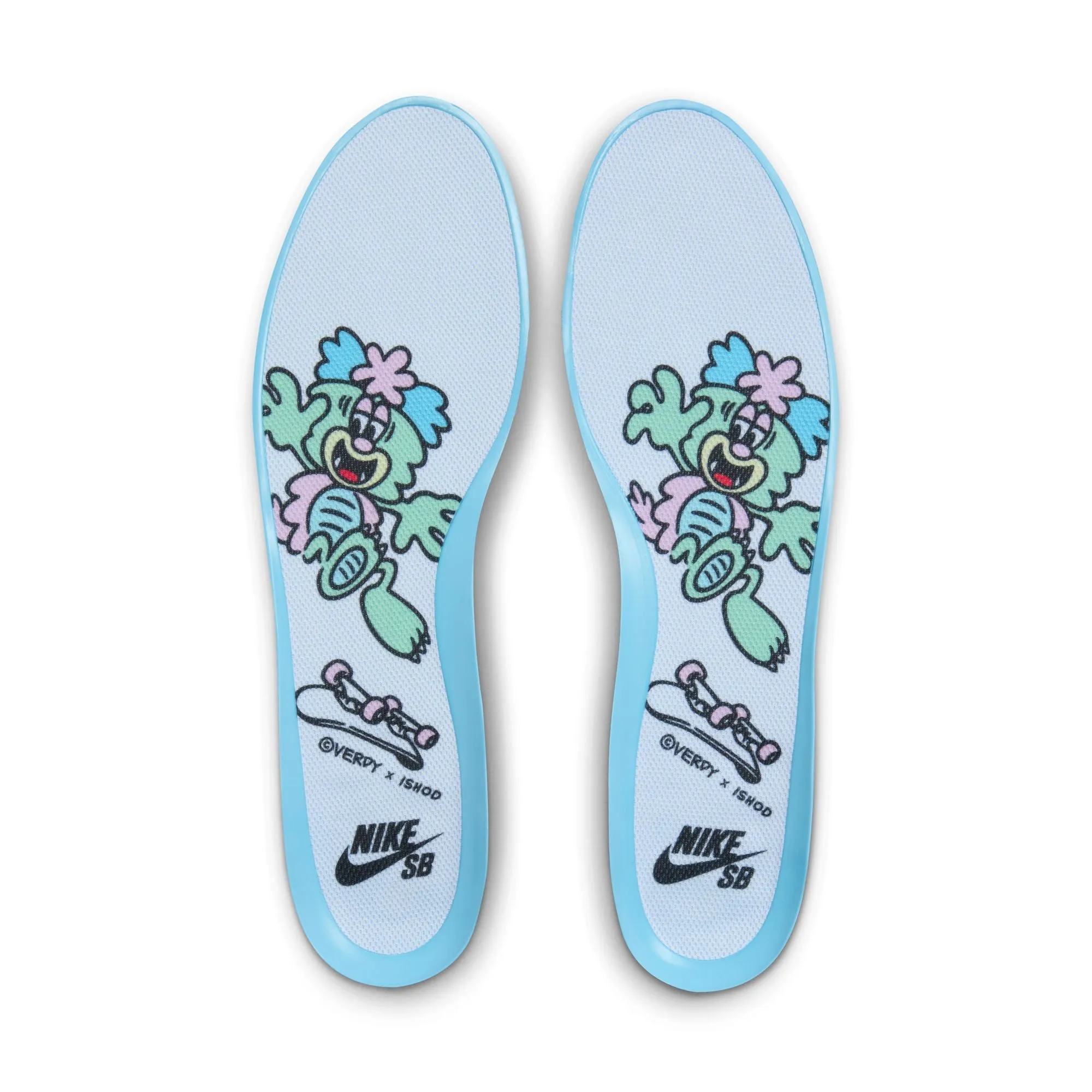 NIKE SB ISHOD 2 VERDY AIR MAX BLUE GAZE / LT ARCTIC PINK-ENAMEL GREEN