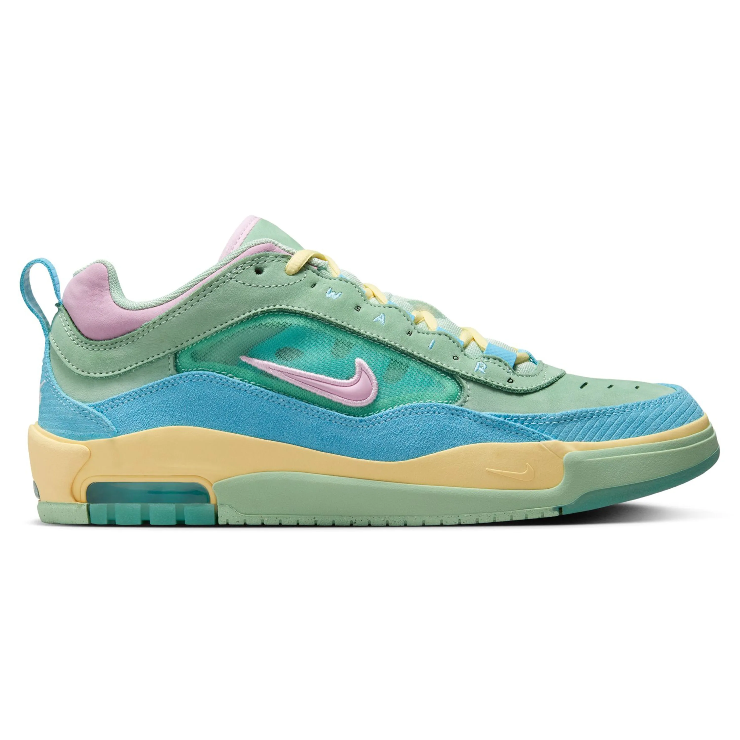 NIKE SB ISHOD 2 VERDY AIR MAX BLUE GAZE / LT ARCTIC PINK-ENAMEL GREEN