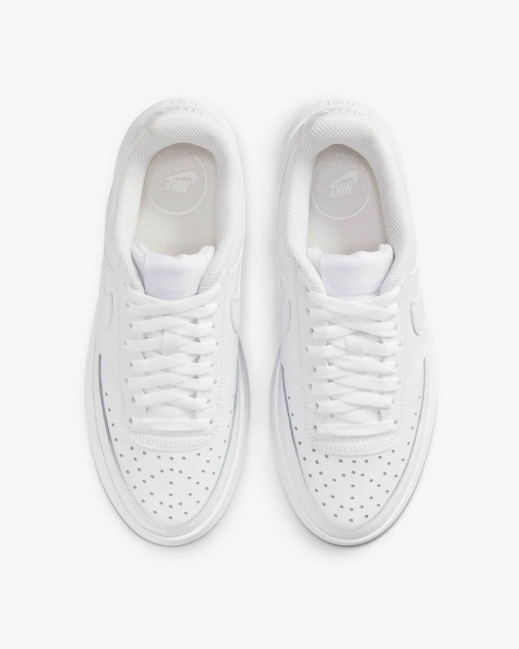 Nike Women's Court Vision Shoes Alta White/White/White DM0113 100