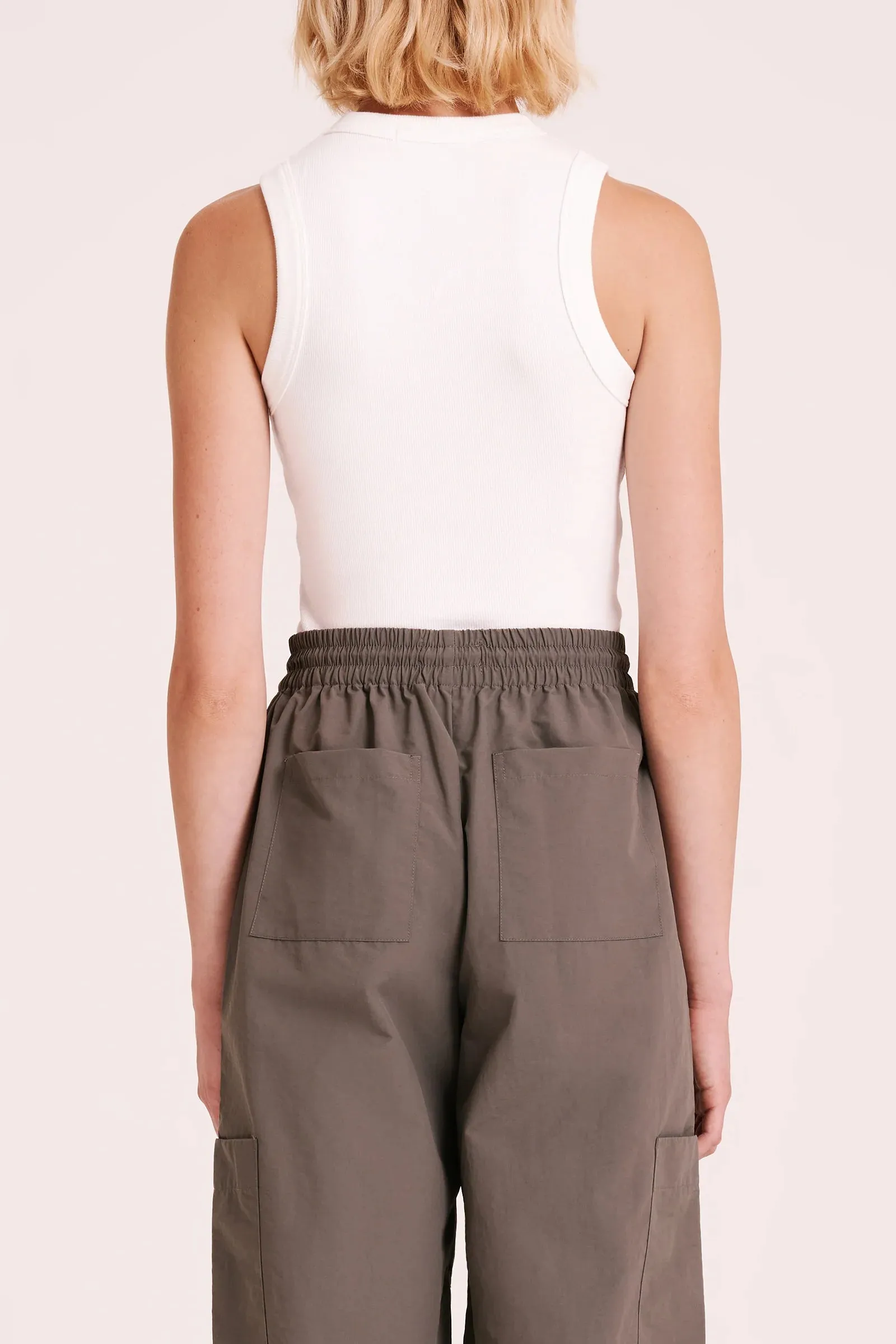 Nude Lucy | Haven Emblem Tank - White
