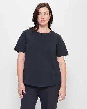 popular  Plus Size Australian Cotton T-Shirt - Black