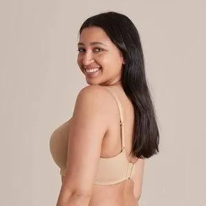 popular  Plus Size Contour Brushed T-Shirt Bra - Latte
