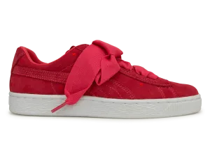 PUMA Kids Suede Heart Valentine JR Pink/White