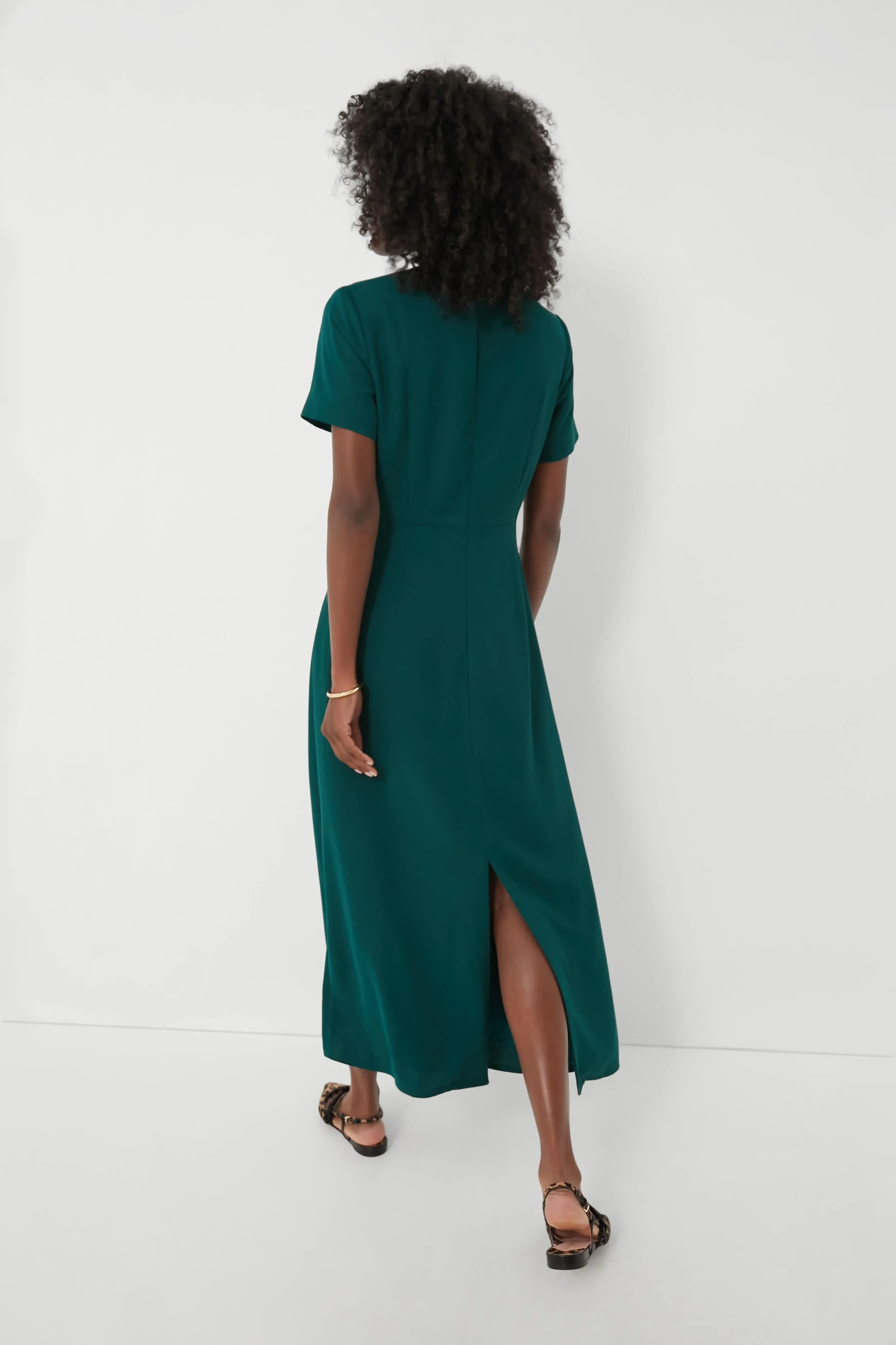 Rain Forest Stripe Leigh Dress
