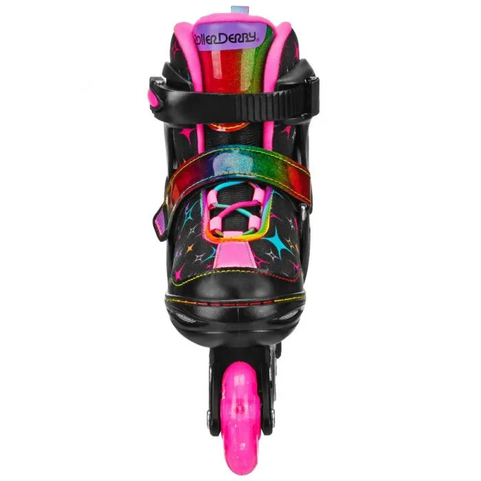 RDS Stryde Light-Up Skate - Black/Rainbow