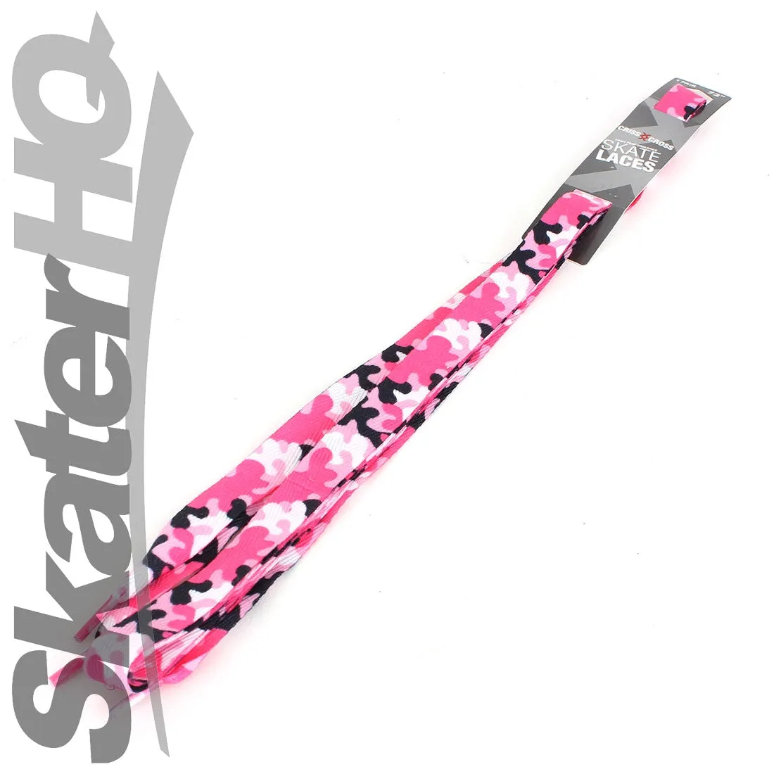 Riedell Criss-Cross Laces 72 Fat - Pink Camo