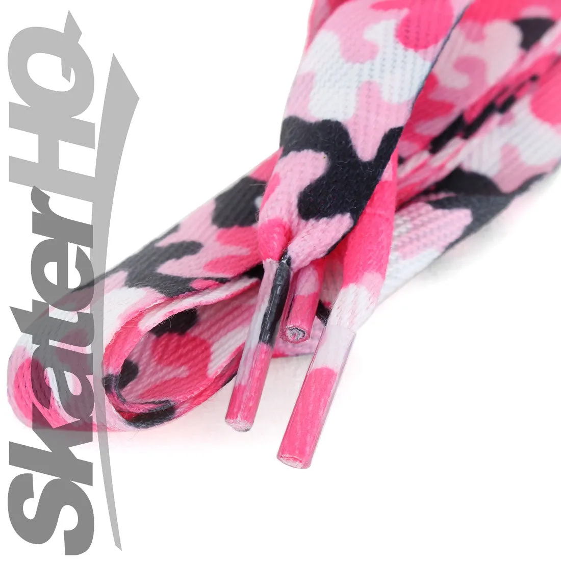 Riedell Criss-Cross Laces 72 Fat - Pink Camo