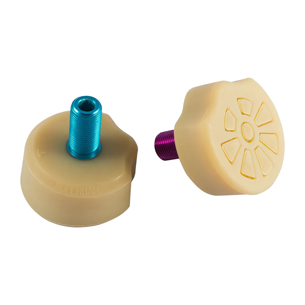 Riedell Gumball Superball Toe Stops (Set of 2) Short Stem