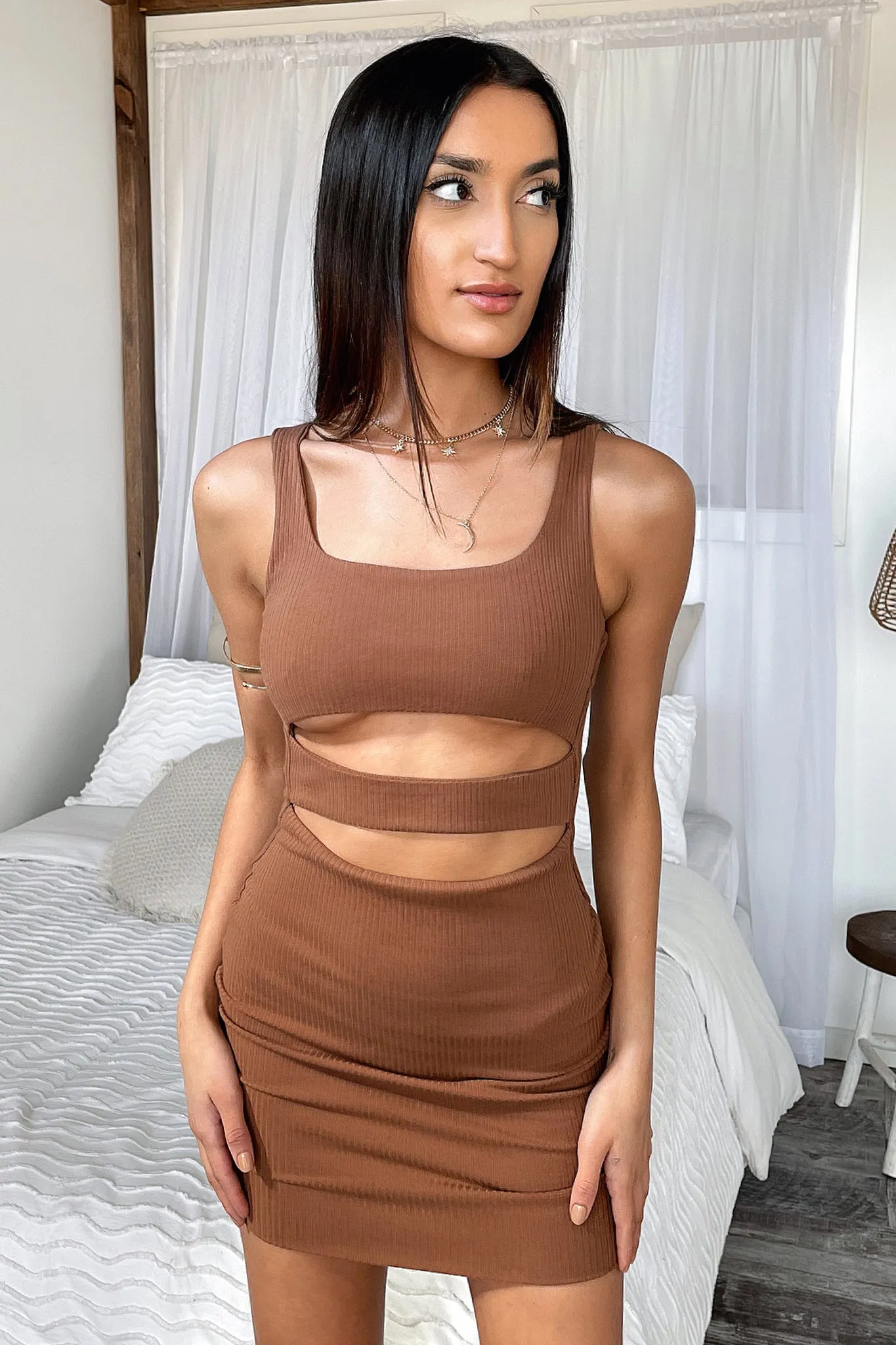 Sandy Dress - Brown