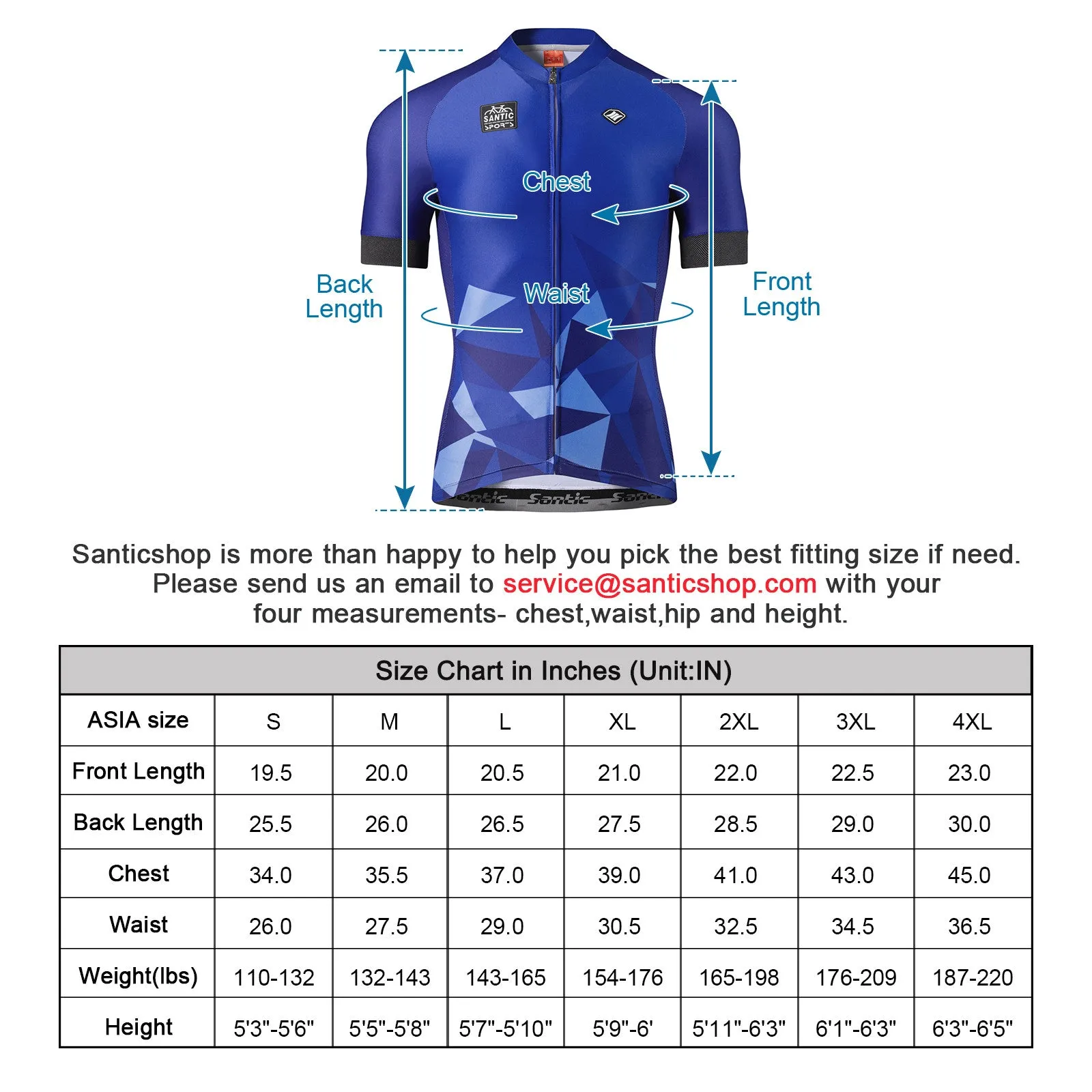 Santic Breathable Blue Jersey & Dreamland Blue Pants Outfit