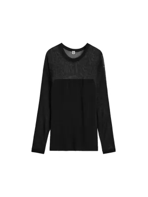 Semi-Sheer Top