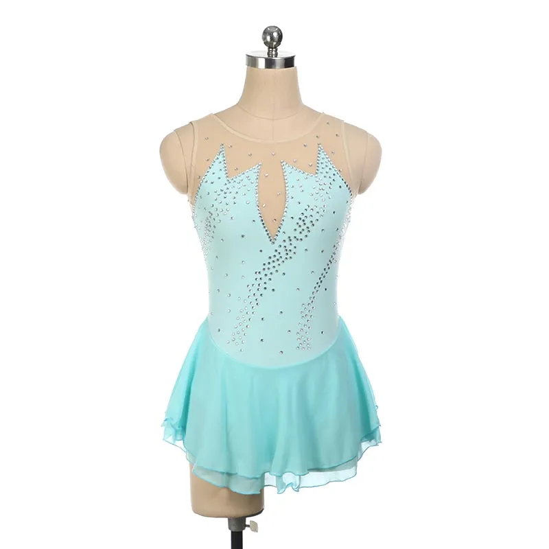 #SK378  Figure Skating Dress- Customized Size- Competition Ice Skating Dress