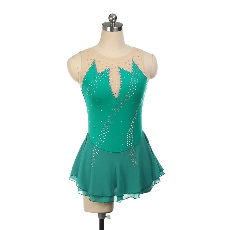#SK378  Figure Skating Dress- Customized Size- Competition Ice Skating Dress