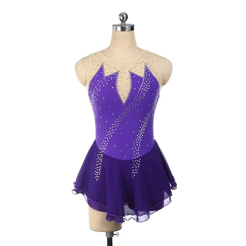 #SK378  Figure Skating Dress- Customized Size- Competition Ice Skating Dress