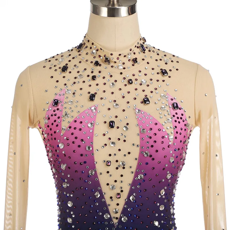 #SK541 Figure Skating Dress -Customized Size -Competition Dress