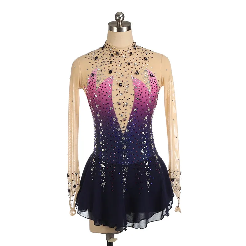#SK541 Figure Skating Dress -Customized Size -Competition Dress