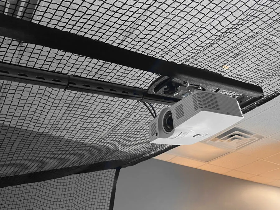 SkyGuard™ Golf Simulator Top and Side Safety Netting for Bays