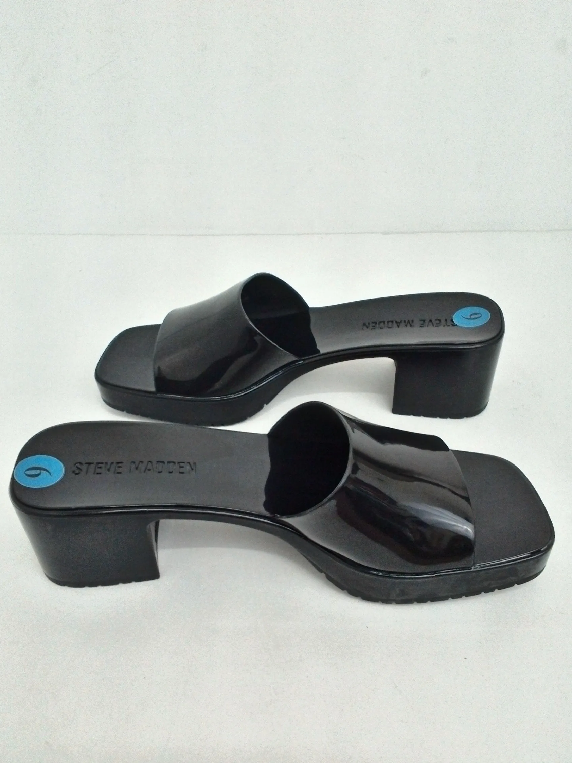 Steve Madden Women's Harlin Black Mule Sandals Size 9 M