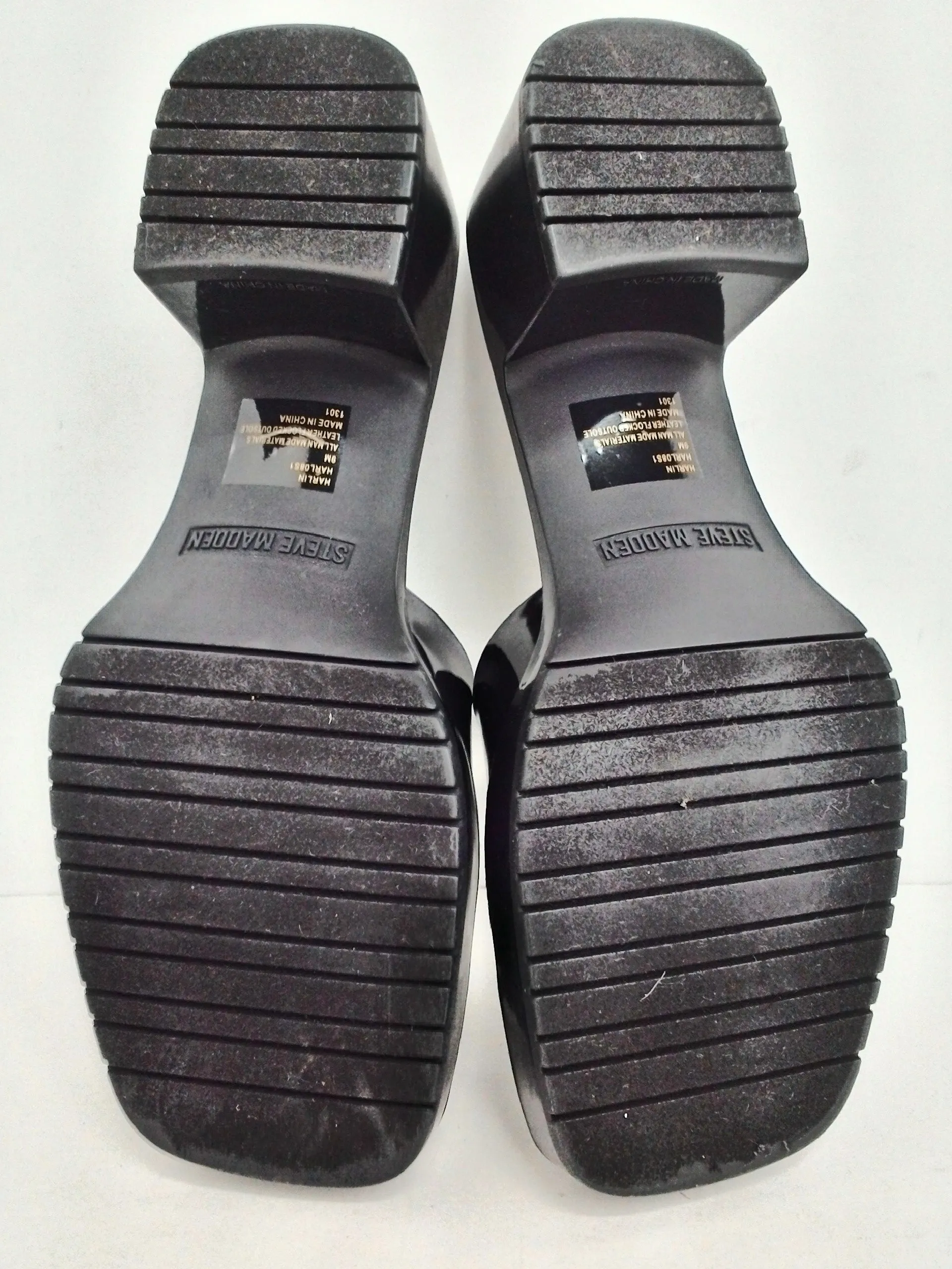 Steve Madden Women's Harlin Black Mule Sandals Size 9 M