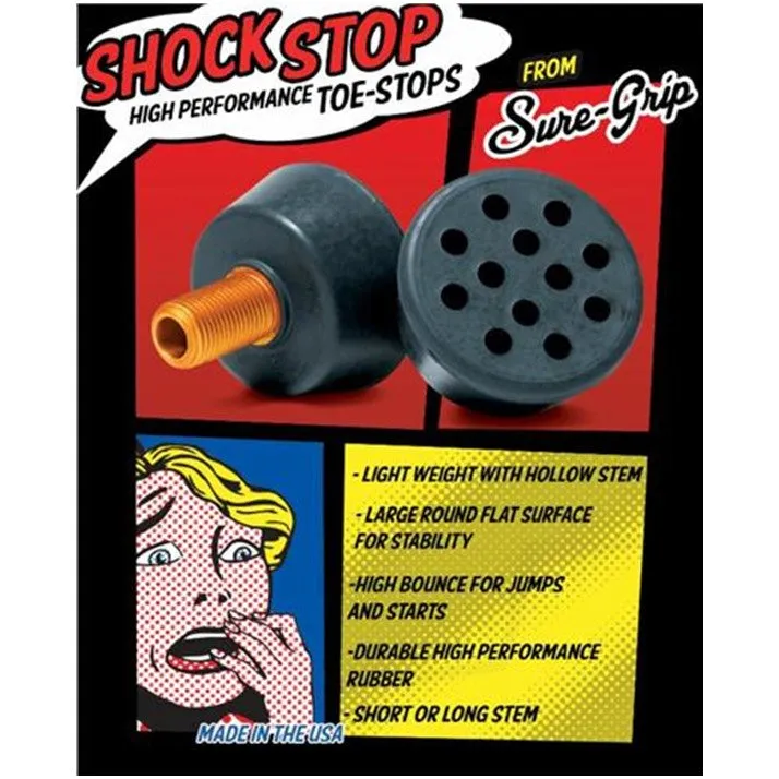 Sure-Grip Shock Stop Toe Stops