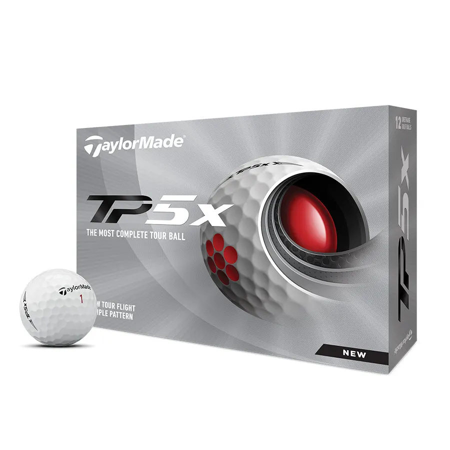 TaylorMade TP5 & TP5X Golf Balls (Buy 2 Doz, Get 1 Doz Free)