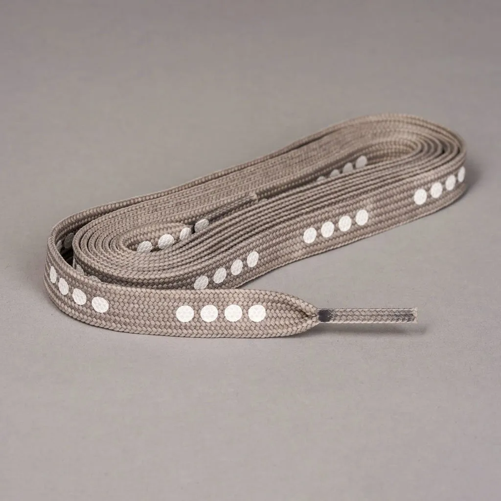 THEM X DERBY WAX LACES - GREY 72"