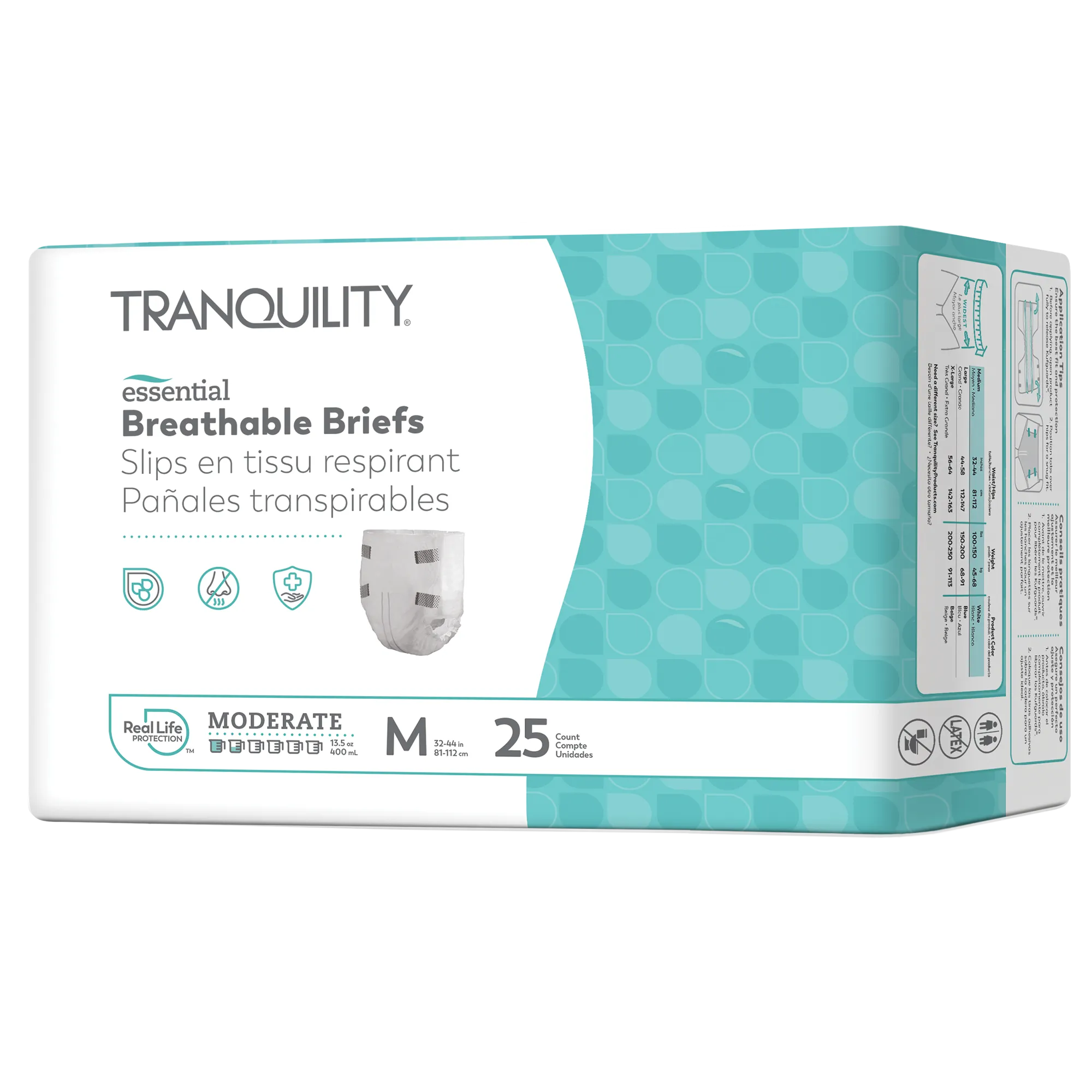 Tranquility Essential Breathable Briefs - Moderate Absorbency