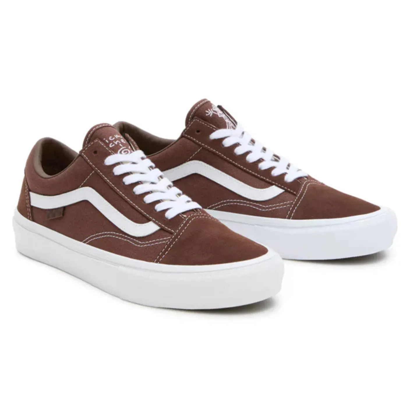 VANS SKATE OLD SKOOL NICK MICHEL BROWN / WHITE