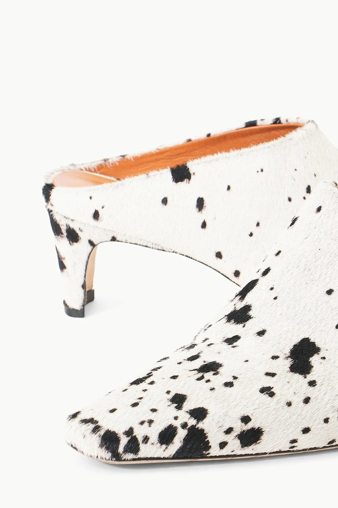 WALLY MULE | BLACK & WHITE HAIRCALF