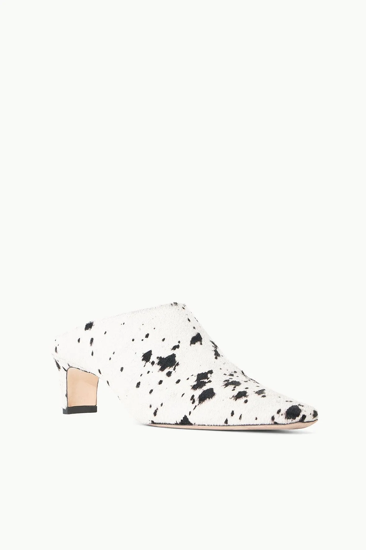 WALLY MULE | BLACK & WHITE HAIRCALF