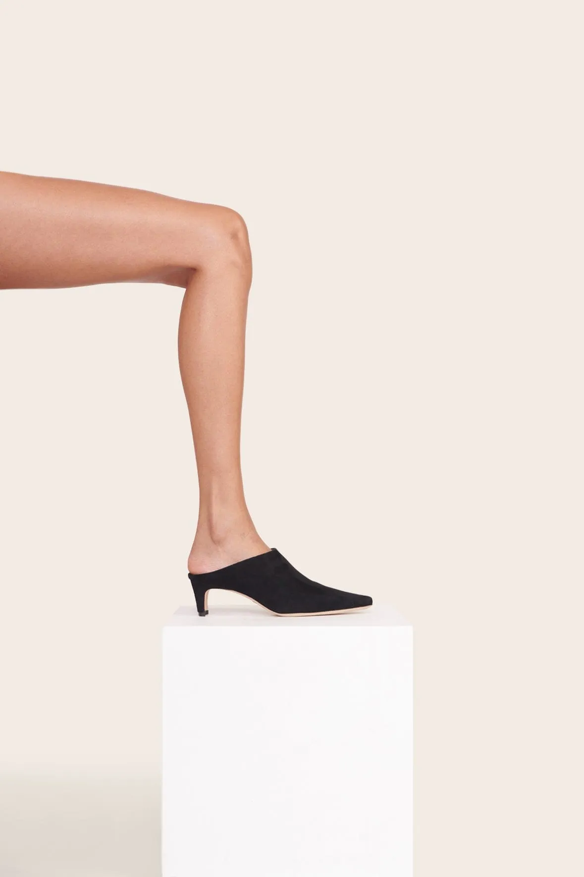 WALLY MULE | BLACK SUEDE