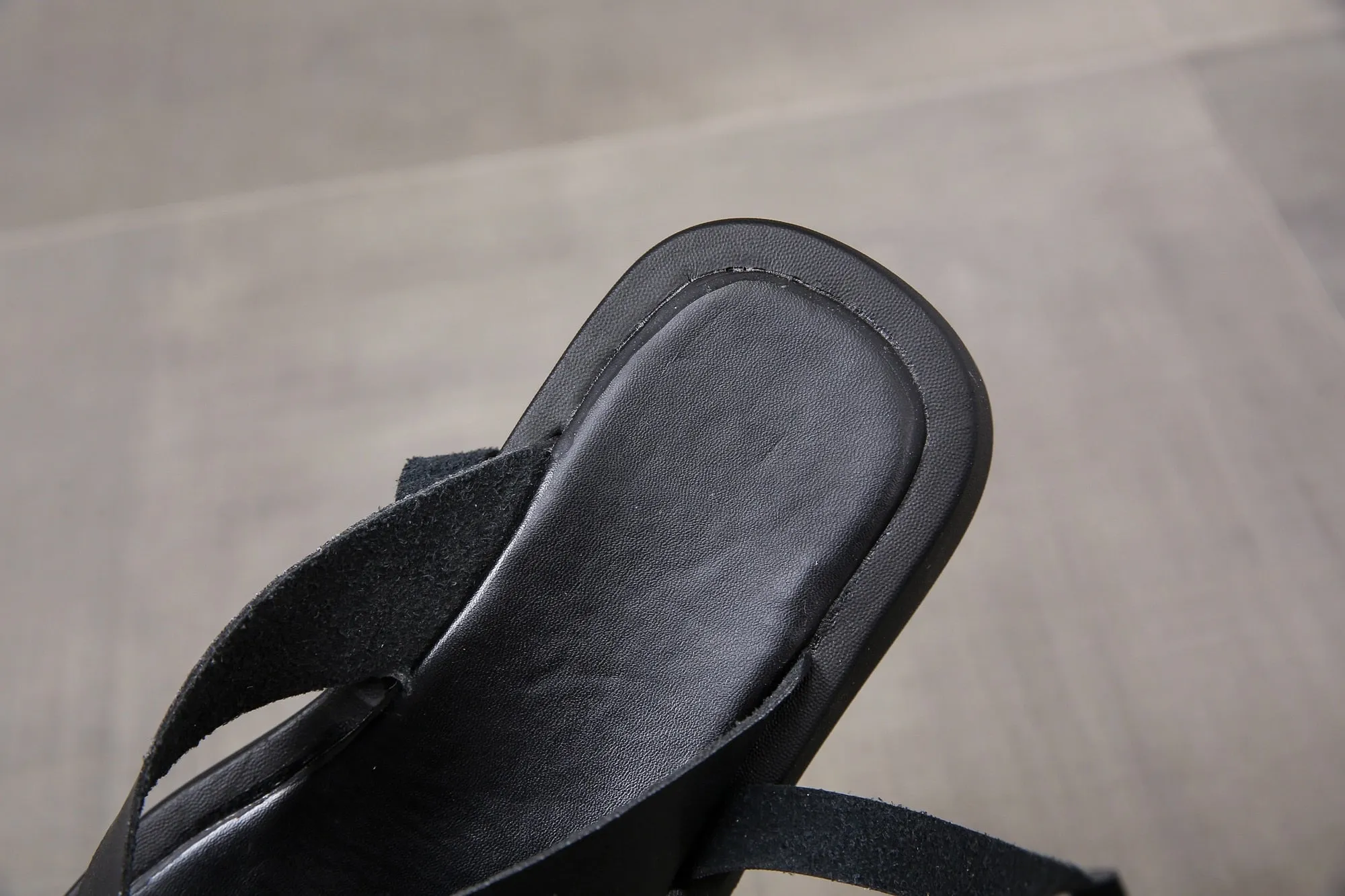 Wjczt Summer New Thick-soled Sandals Women's Platform Thick-soled Slip-toe Ankle Cross Buckle Sports Sandals Women Beach Shoes