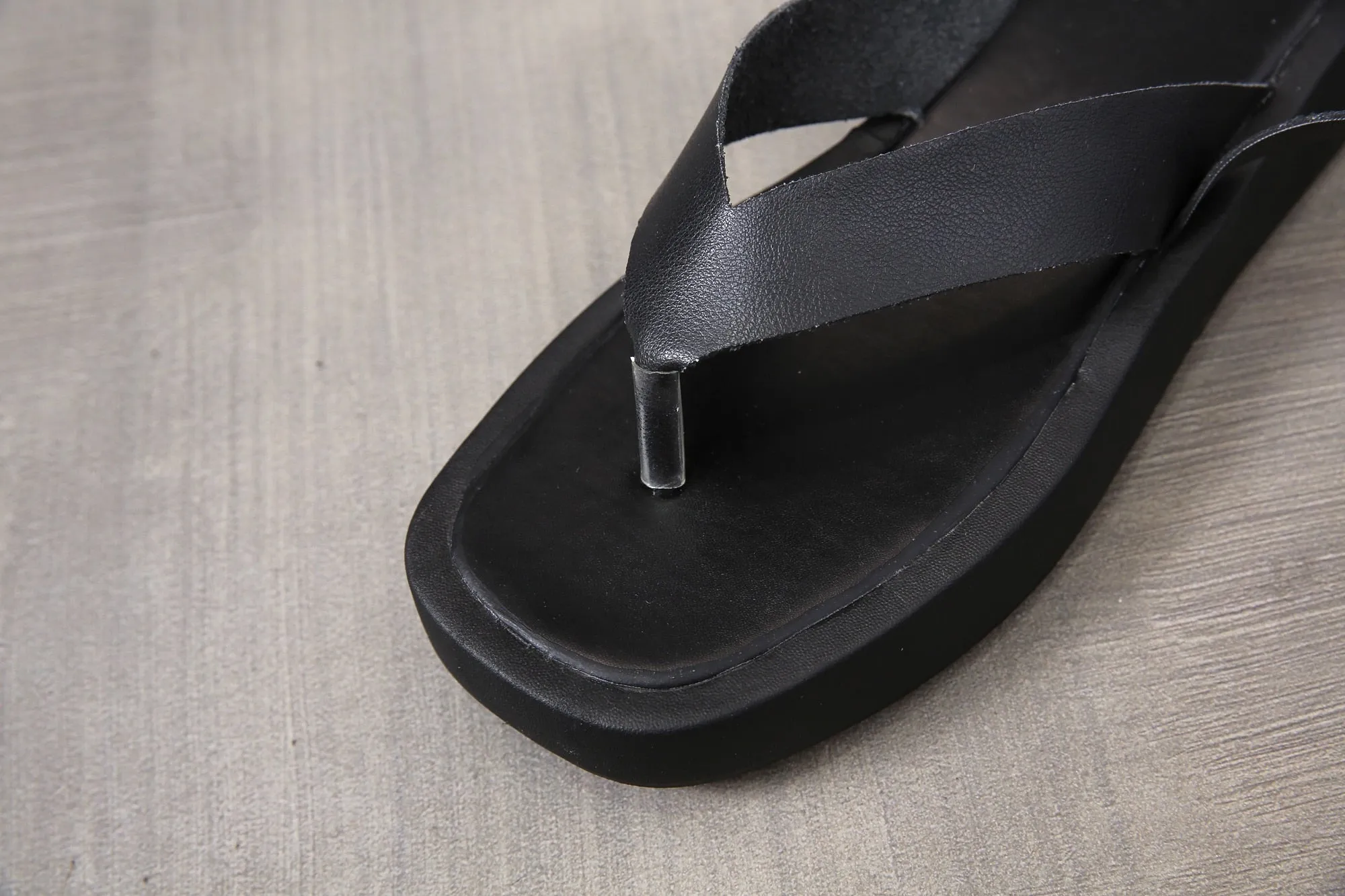 Wjczt Summer New Thick-soled Sandals Women's Platform Thick-soled Slip-toe Ankle Cross Buckle Sports Sandals Women Beach Shoes