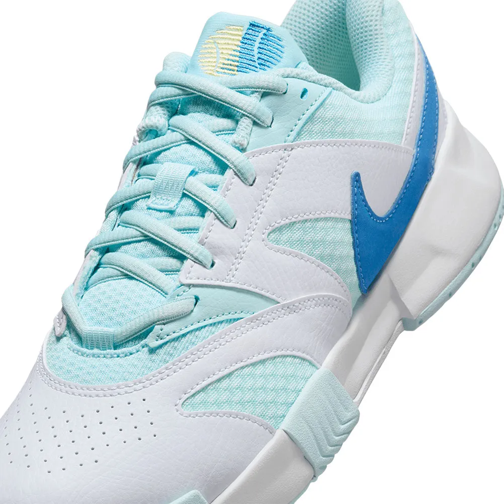 Women`s Court Lite 4 Tennis Shoes Glacier Blue and Star Blue