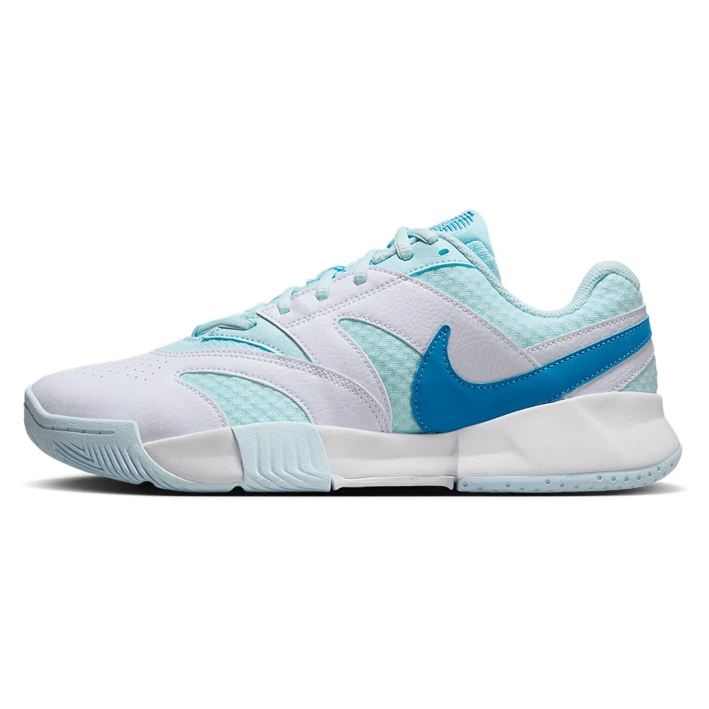 Women`s Court Lite 4 Tennis Shoes Glacier Blue and Star Blue